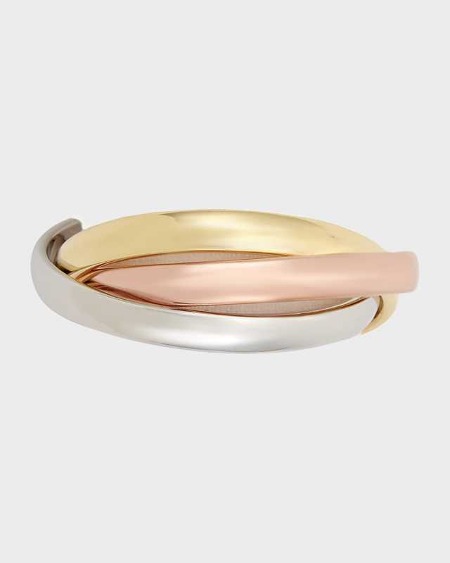 Tricolor Napkin Rings, Set of Four